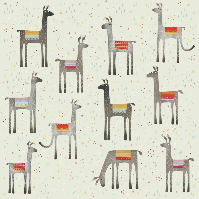 Llamas in a Meadow