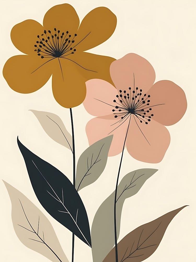 Chic Vintage-Inspired Wildflowers Accent