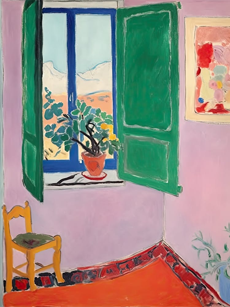 Open Window And A Painting