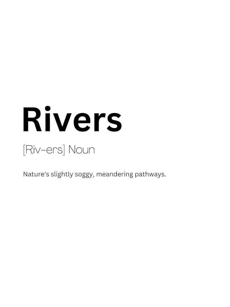 Rivers Definition Meaning