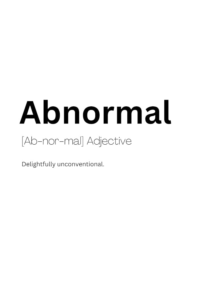 Abnormal Definition Meaning