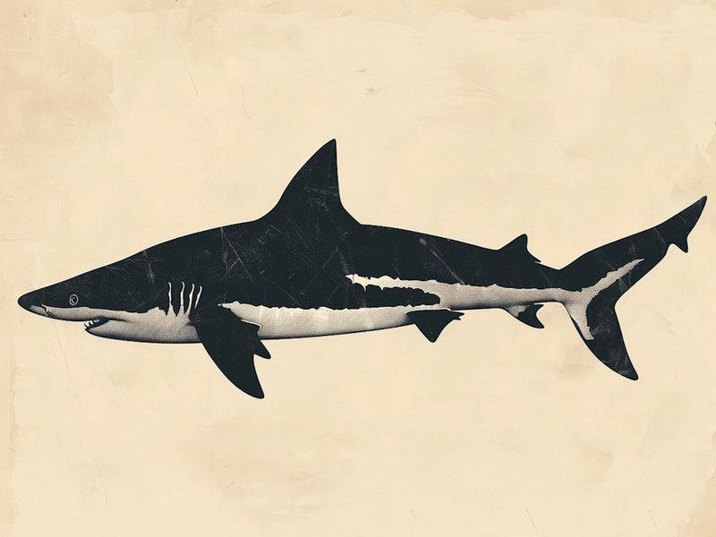 Zebra Shark Silhouette 1