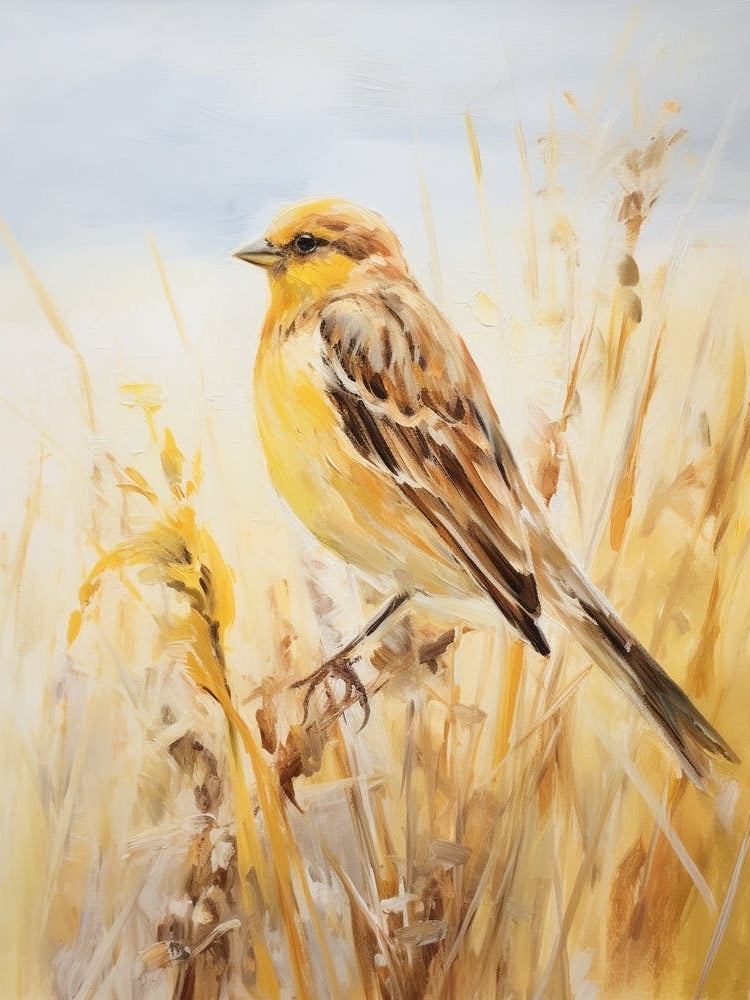Bird Painting Yellowhammer 4