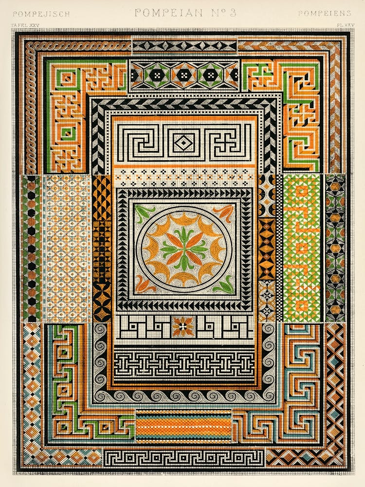 Vintage Pattern Illustration, Owen Jones