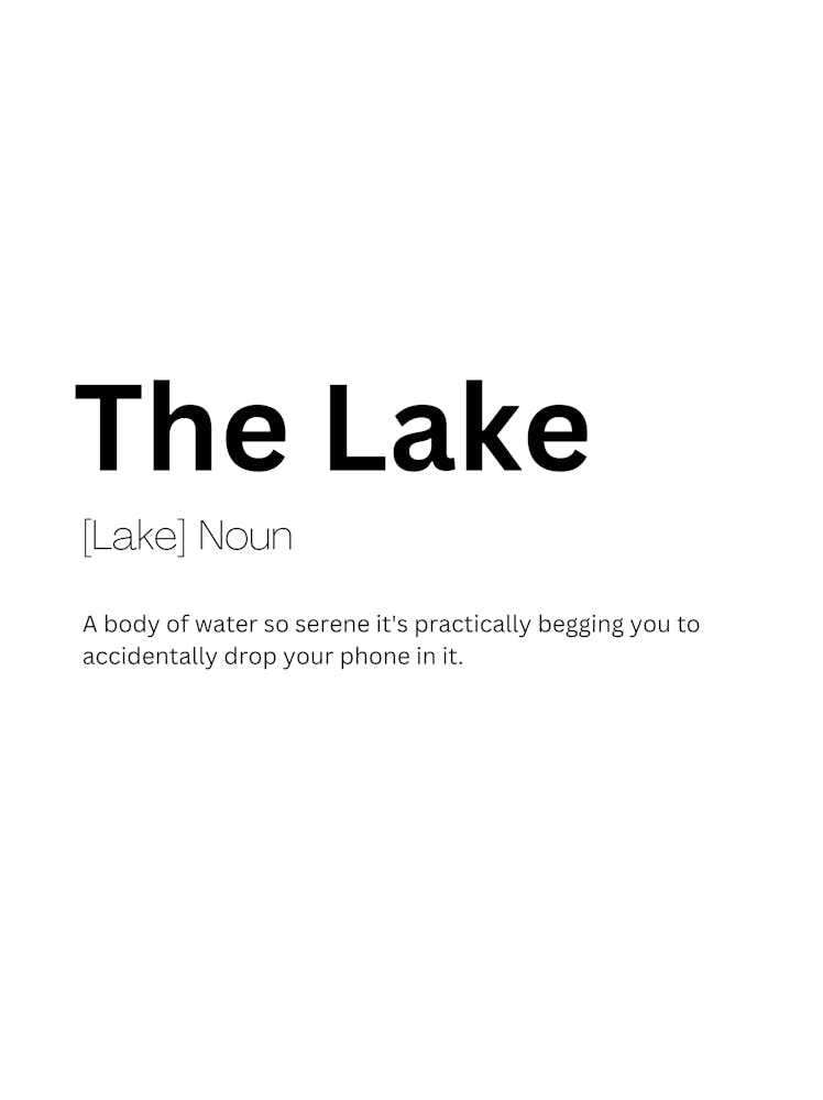 The Lake Definition Meaning