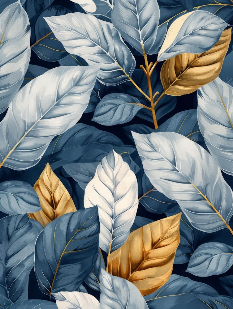 Seamless Pattern With Leaves 4