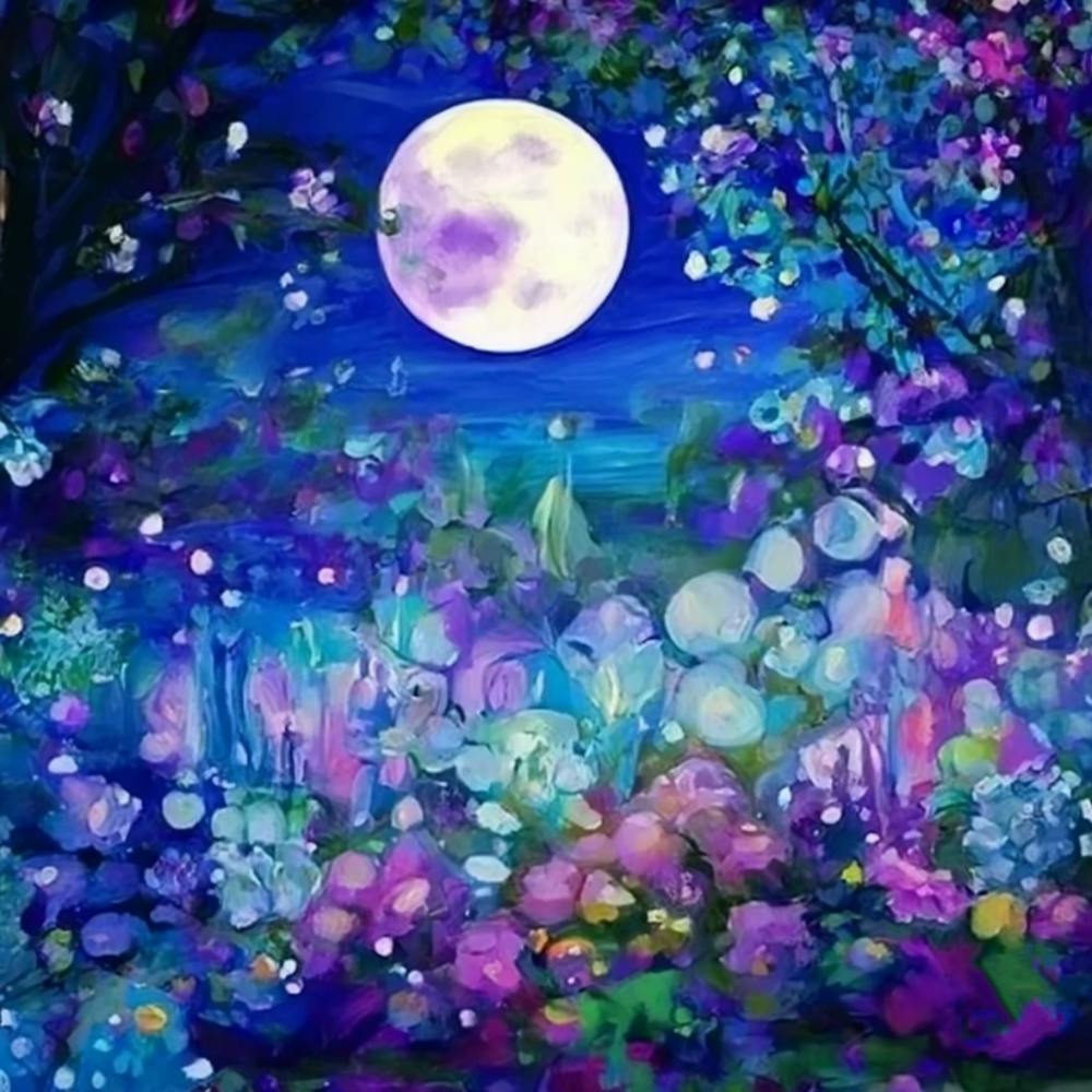Full Moon In The Forest 4