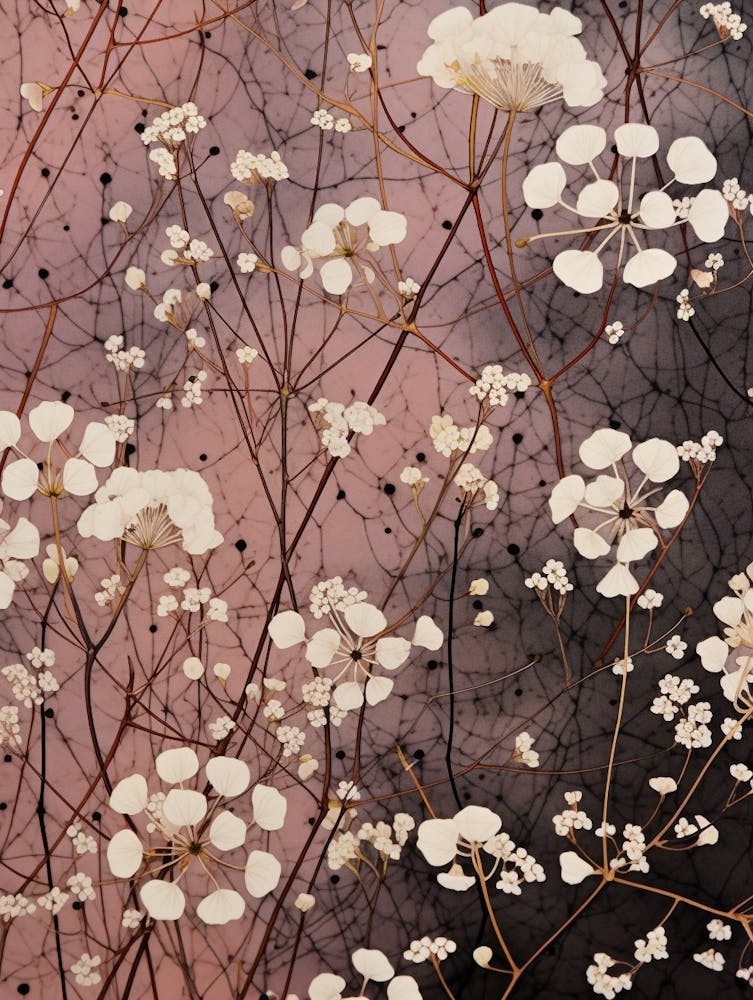 Flower Illustration Gypsophila Babys Breath 4