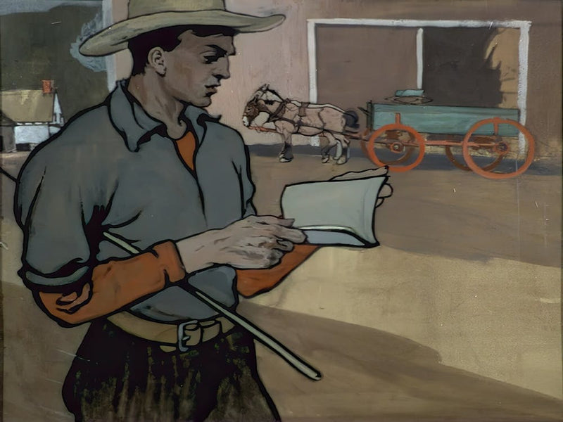 Farmer Consulting Farmers Almanac, Edward Penfield