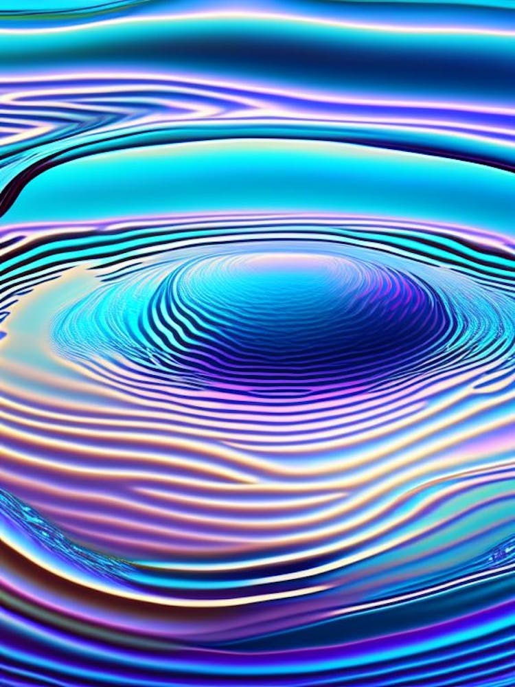 Water Ripples, Waterscape Holographic 2
