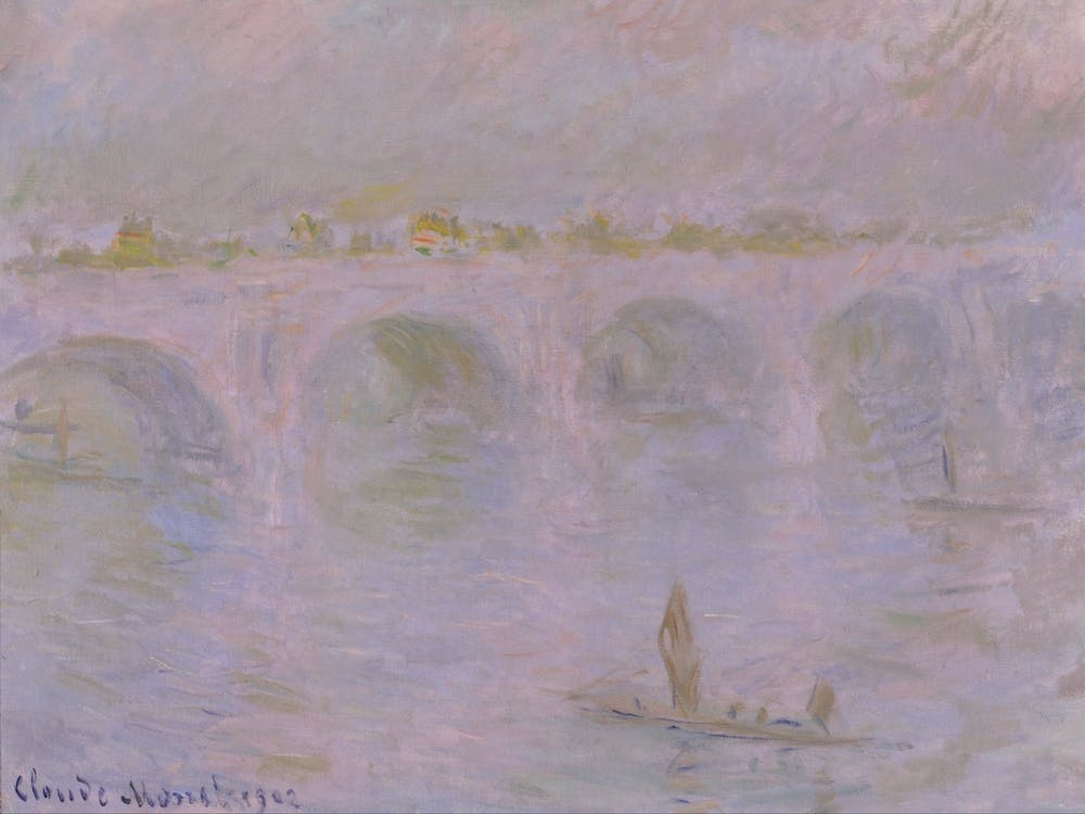 Waterloo Bridge In London, Claude Monet