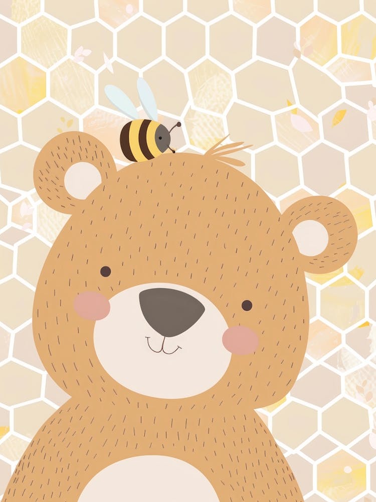Teddy Bear With Bee