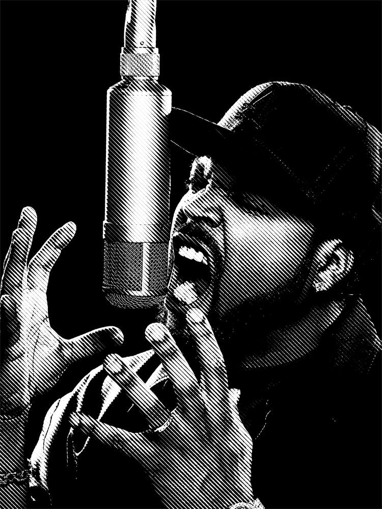 Ice Cube Line Illustration 4