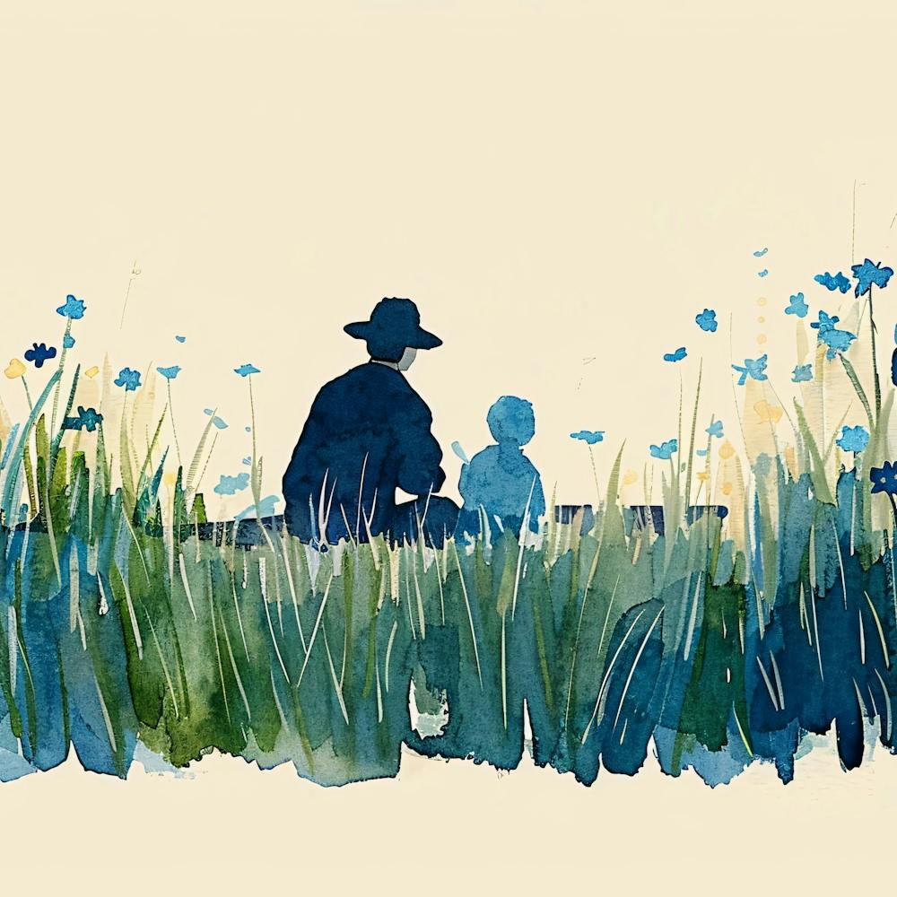 Boy And A Flower