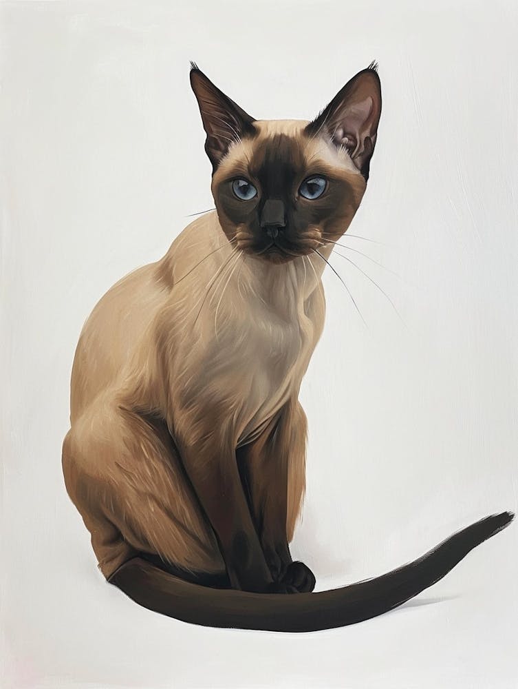 Tokinese Cat Painting 1