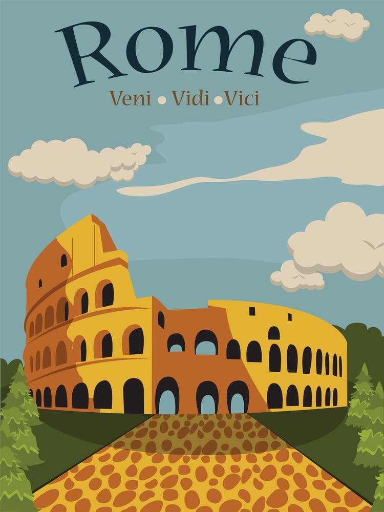 Rome, Colosseum, Italy
