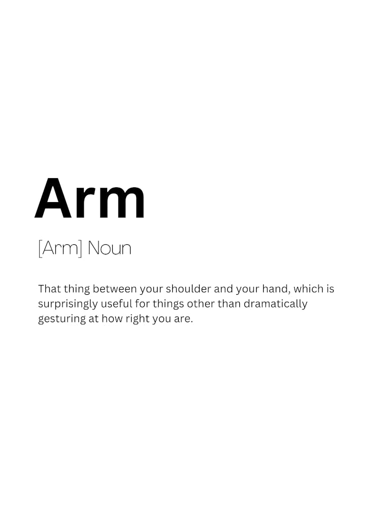 Arm Definition Meaning
