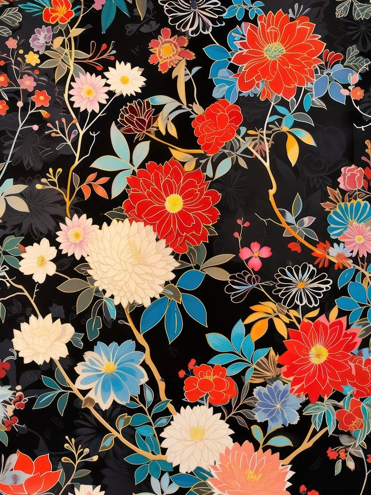 Hokusai Great Japan Botanical Japanese 4