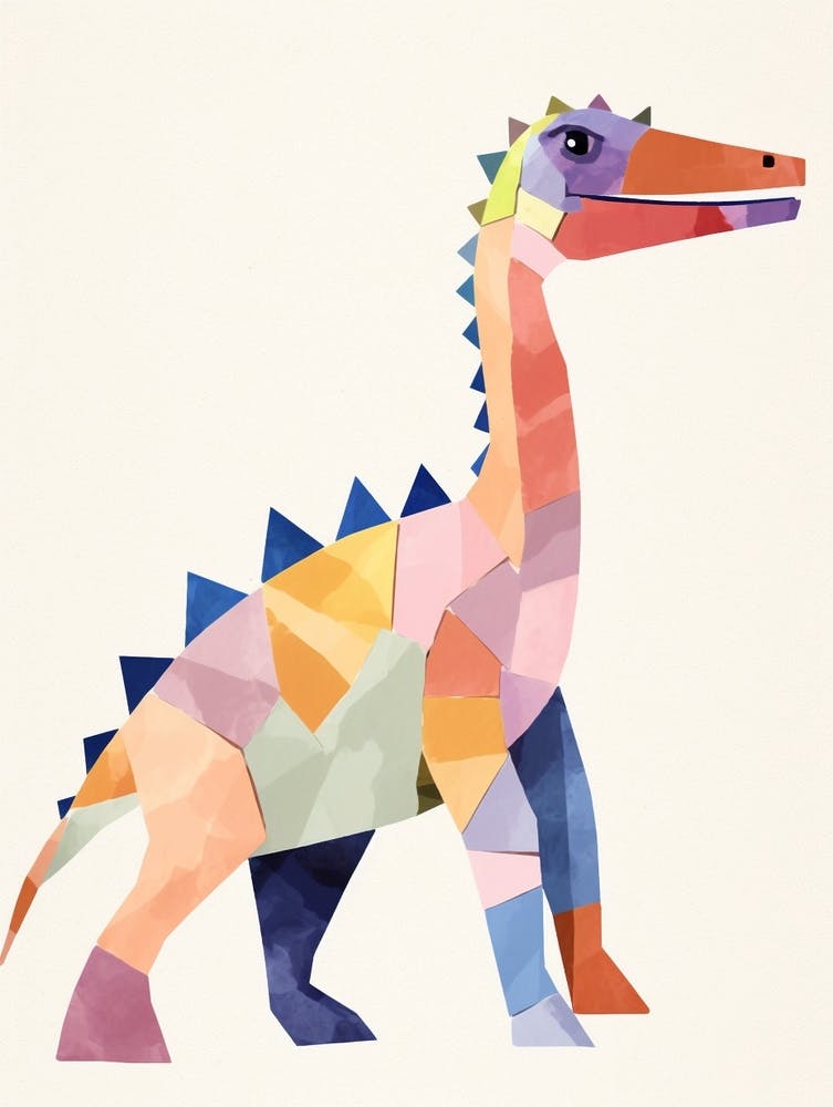 Art dinosaure pour chambre d'enfant Baryonyx 5