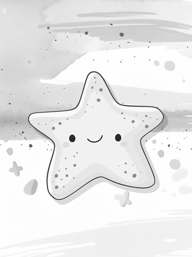 Kawaii Starfish