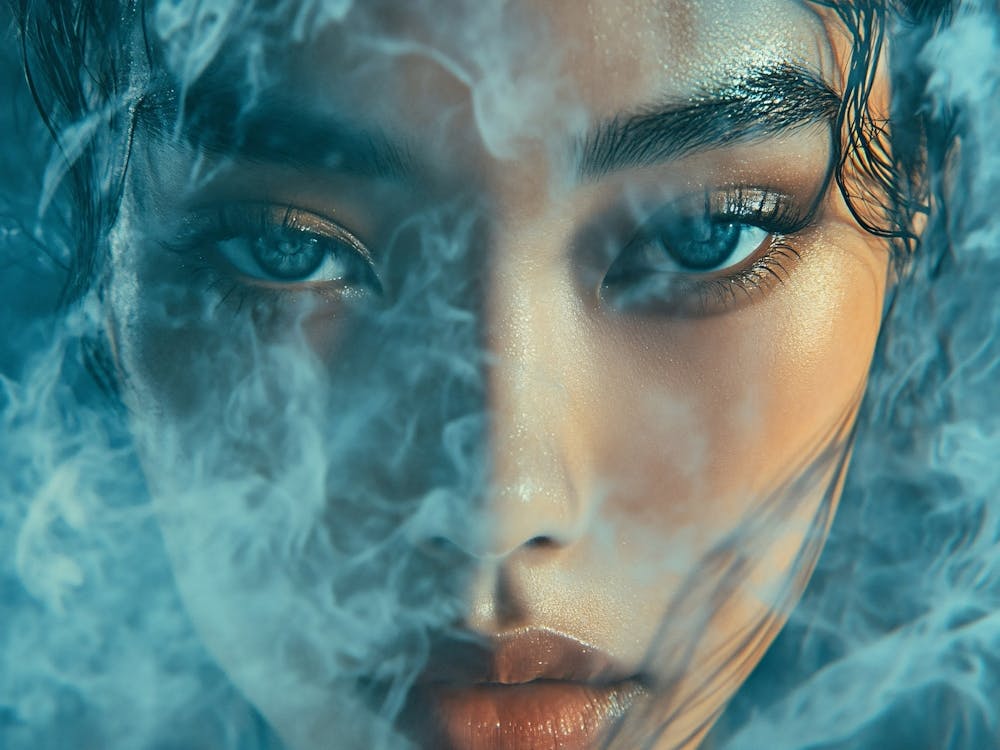 Smokey Asian Woman