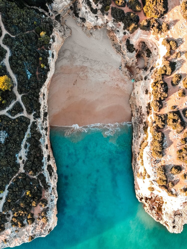 Drone Algarve | Plages au Portugal Photographie aérienne