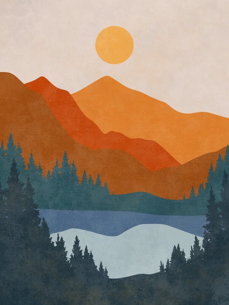 Sunset In The Mountains 13