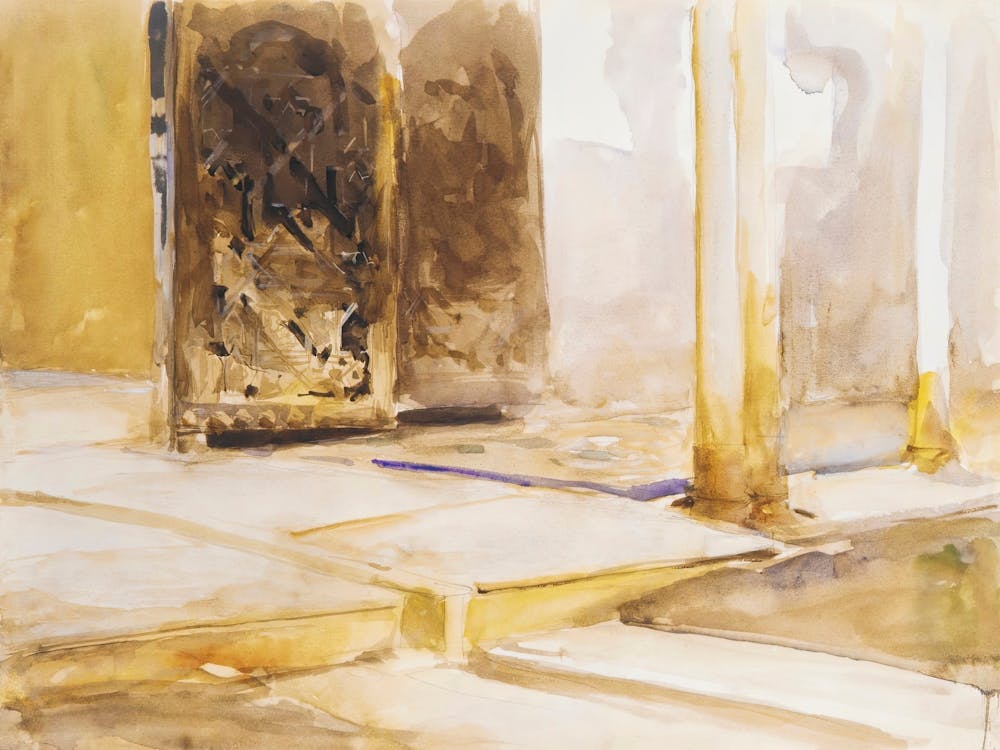 Courtyard Of The Lions, John Singer Sargent