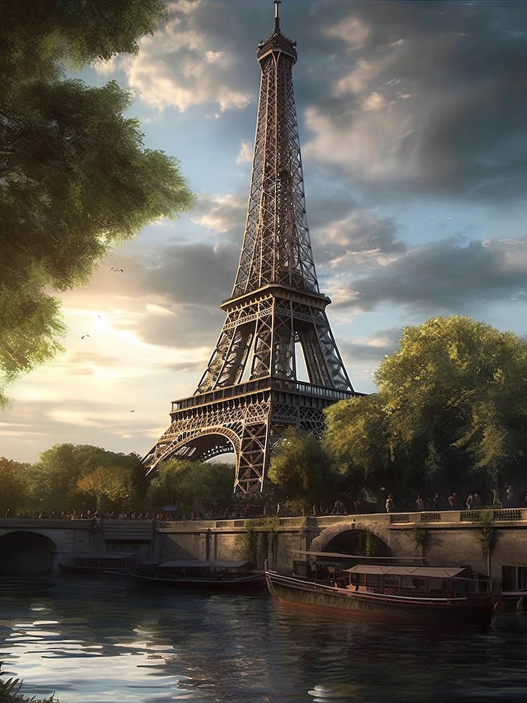 Eiffel Tower Paris France Dominic Davison Style 8