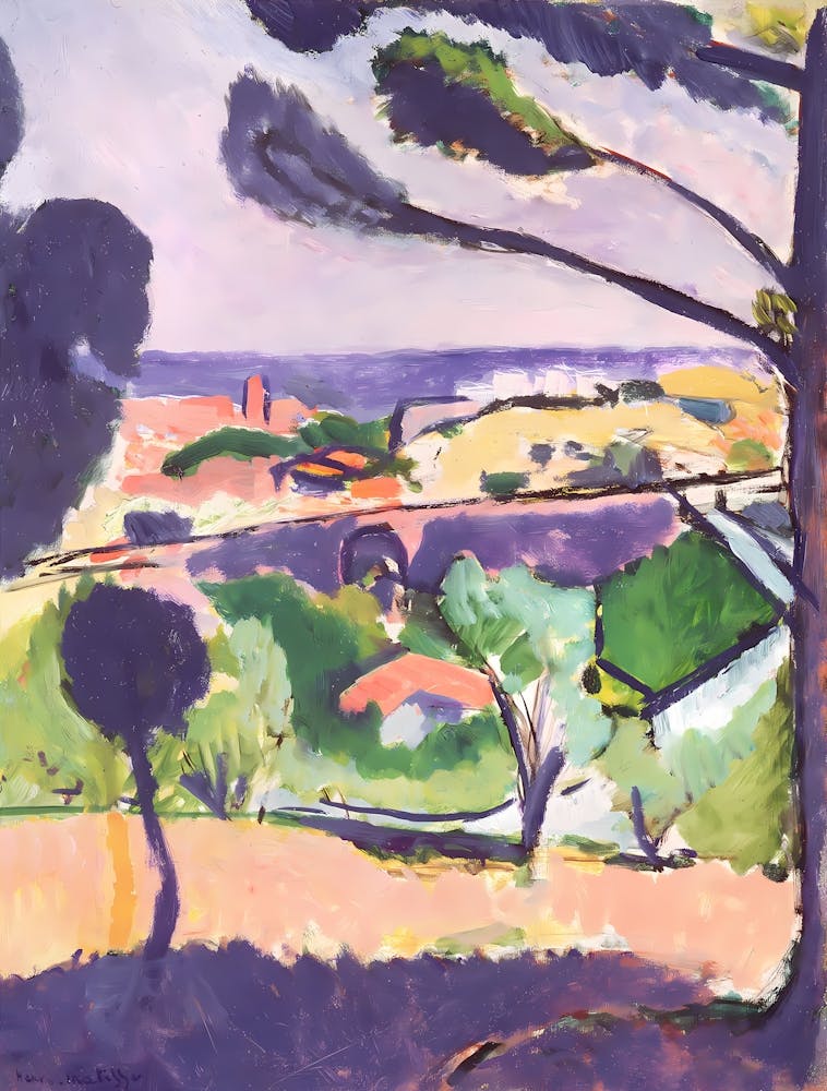 Henri Matisse - View Of Collioure And The Sea, 1911