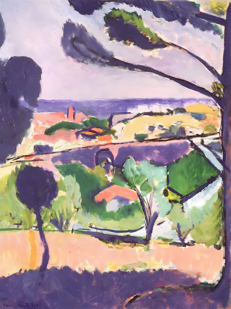 Henri Matisse - View Of Collioure And The Sea, 1911