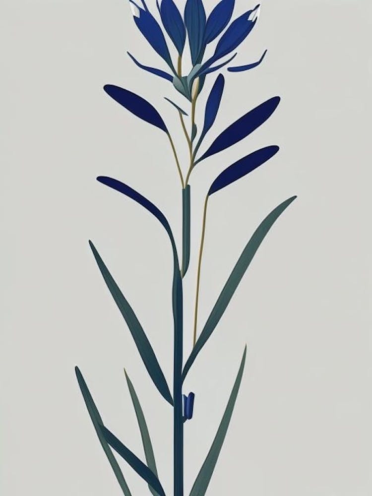 Prairie Gentian Wildflower Simplicity