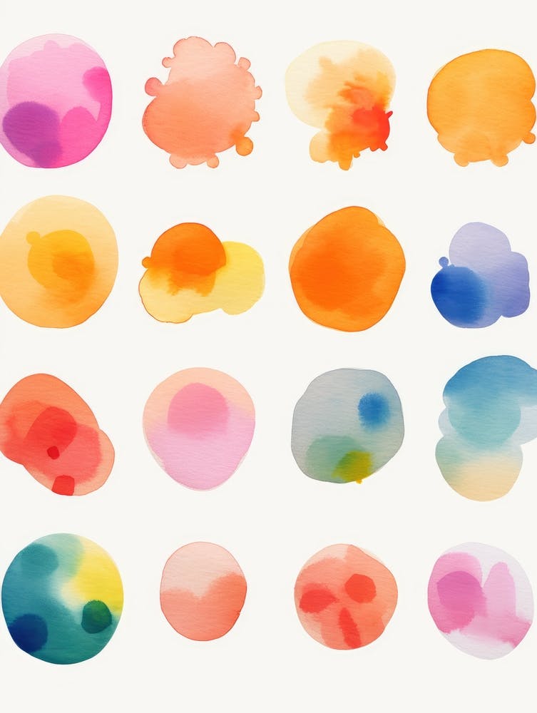 Watercolor Splatters 6