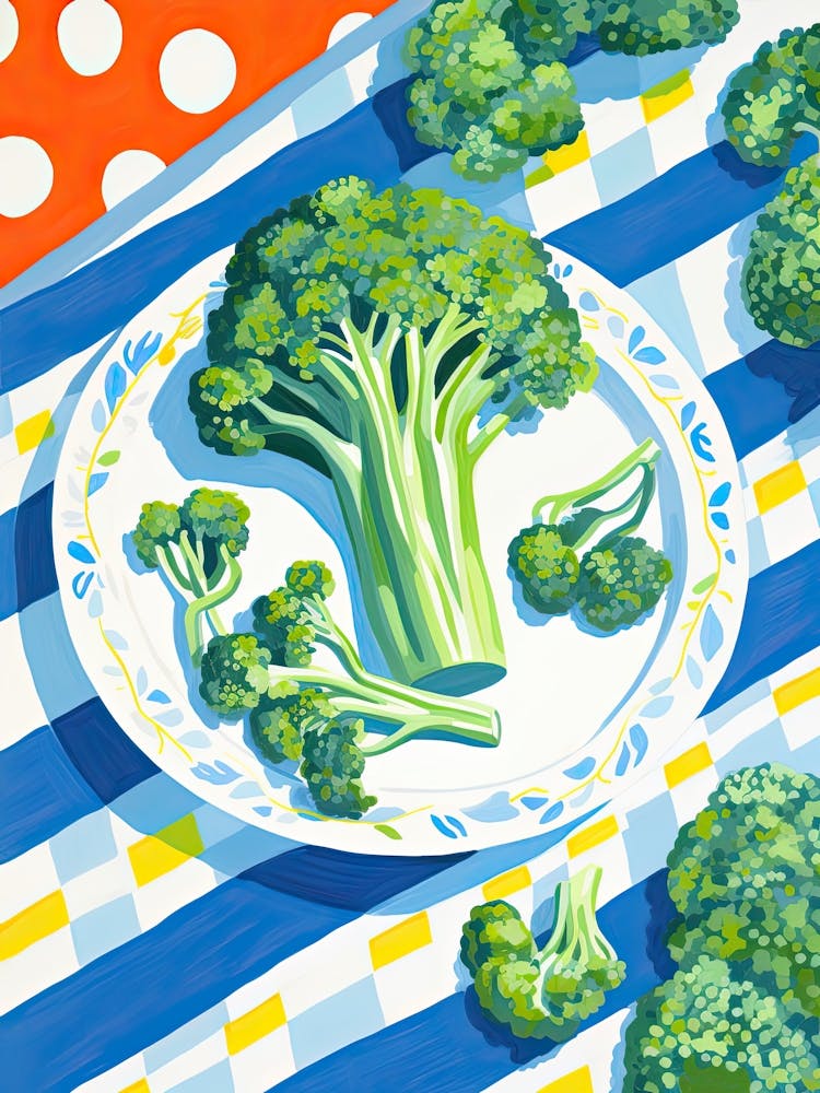 Broccoli Summer Illustration 1