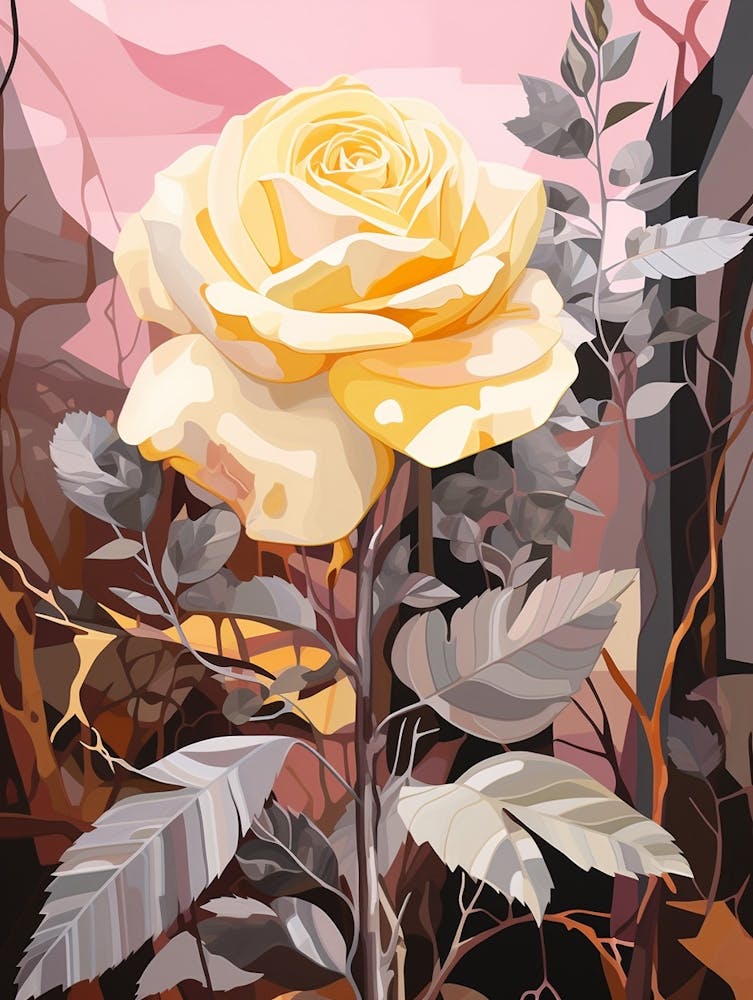 Rose 7 Flower Painting