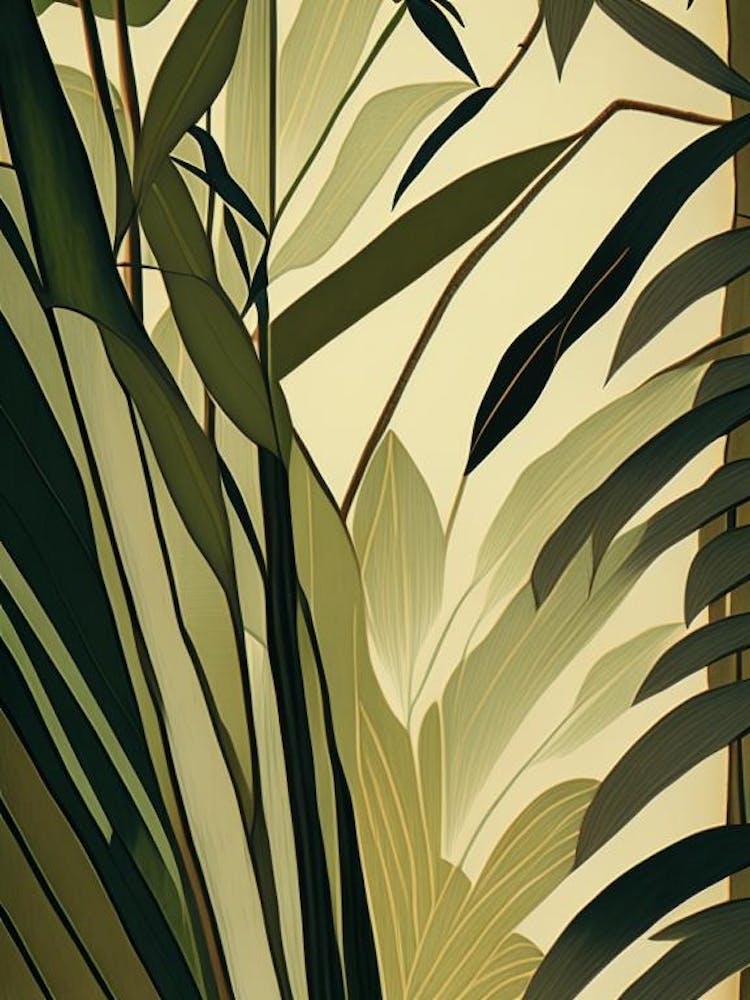 Bamboo  Leaf Rousseau Inspired 2