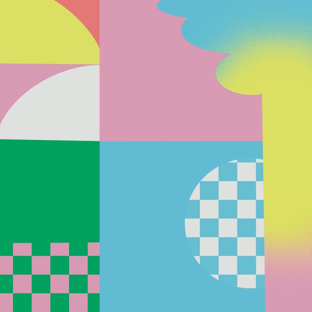 Abstract Geometric in pastel colors 05