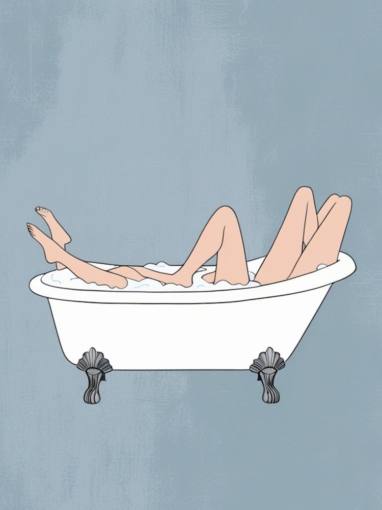 Woman In A Bathtub 2