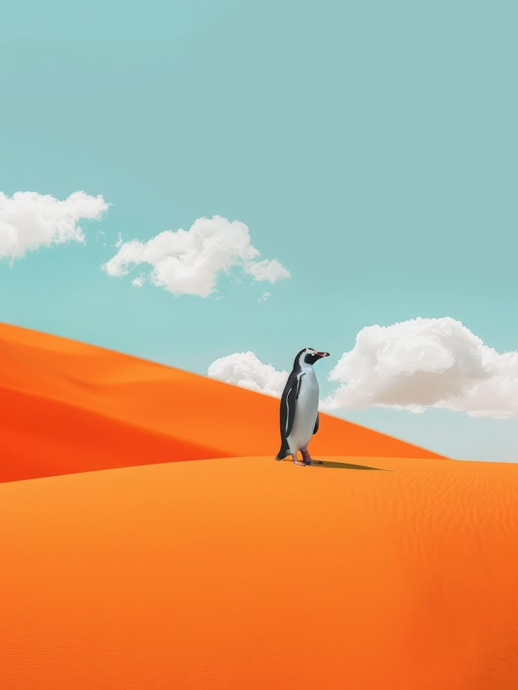 Penguin In The Desert 4
