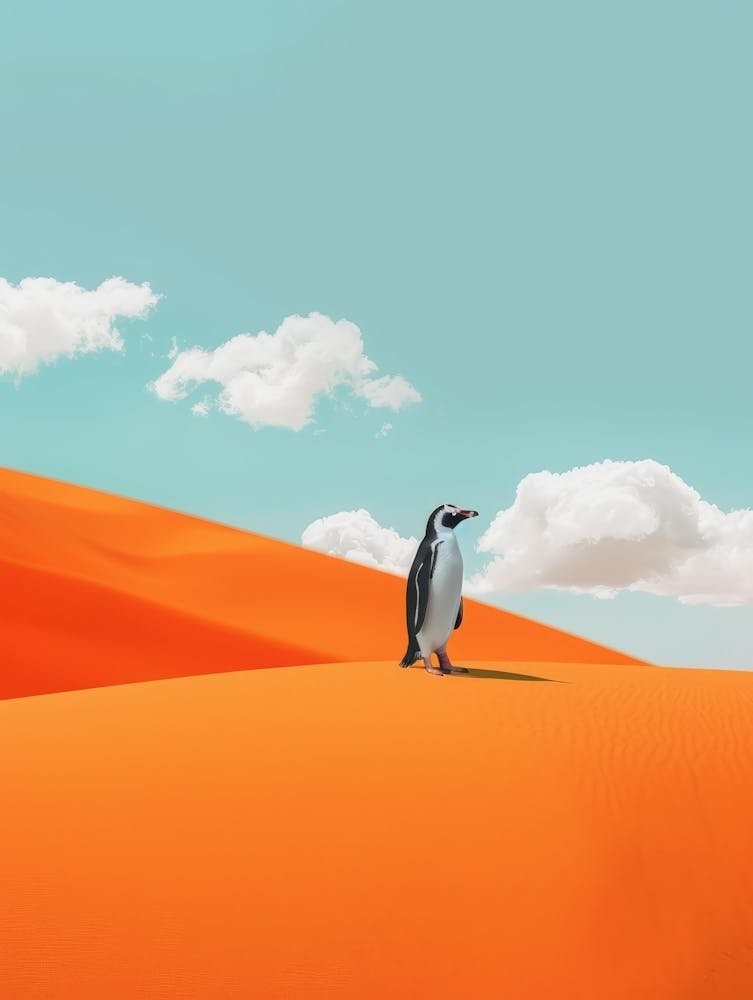 Penguin In The Desert 4
