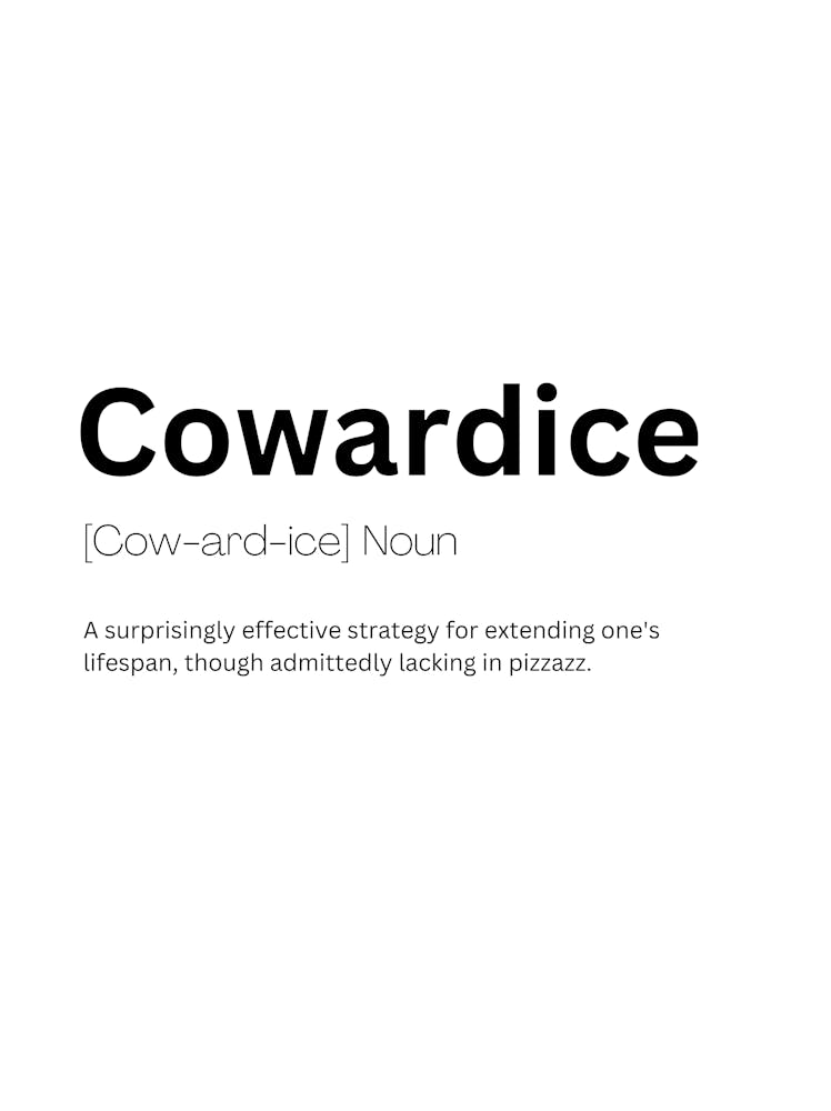Cowardice Definition Meaning