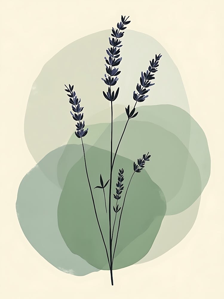 Minimalist Sage Botanical Flow