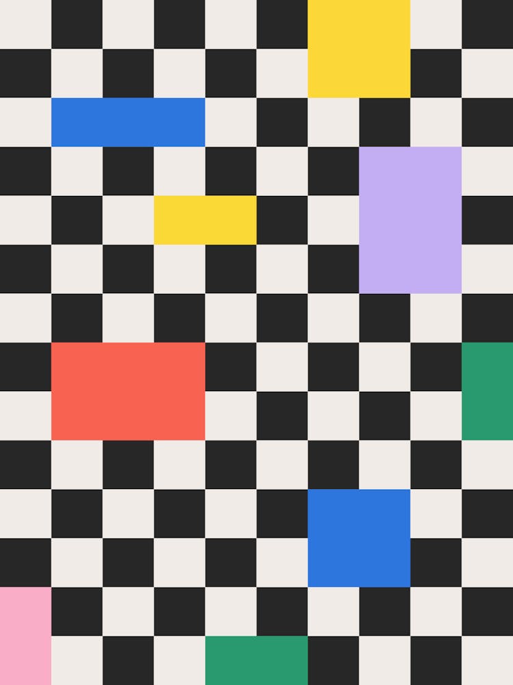 Bauhaus Checkerboard Pattern