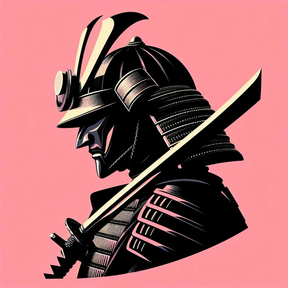 Samurai Japan Armor Fighter Pink