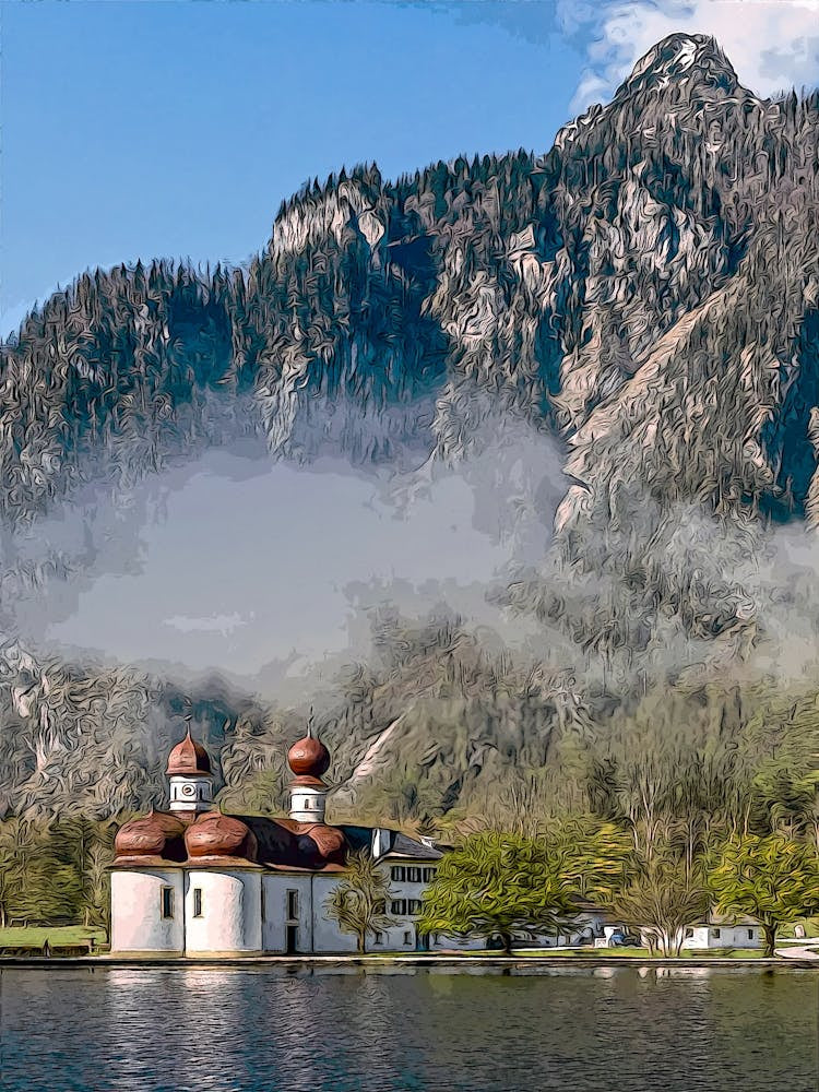 Church Of St Bartholomä At Königssee In Bavaria