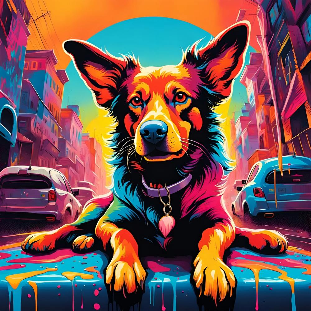 Psychedelic Dog