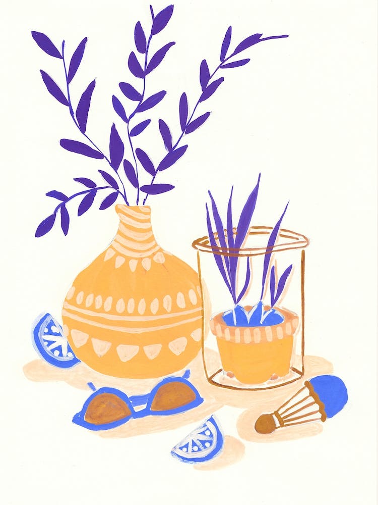 Olives Plant And Badminton