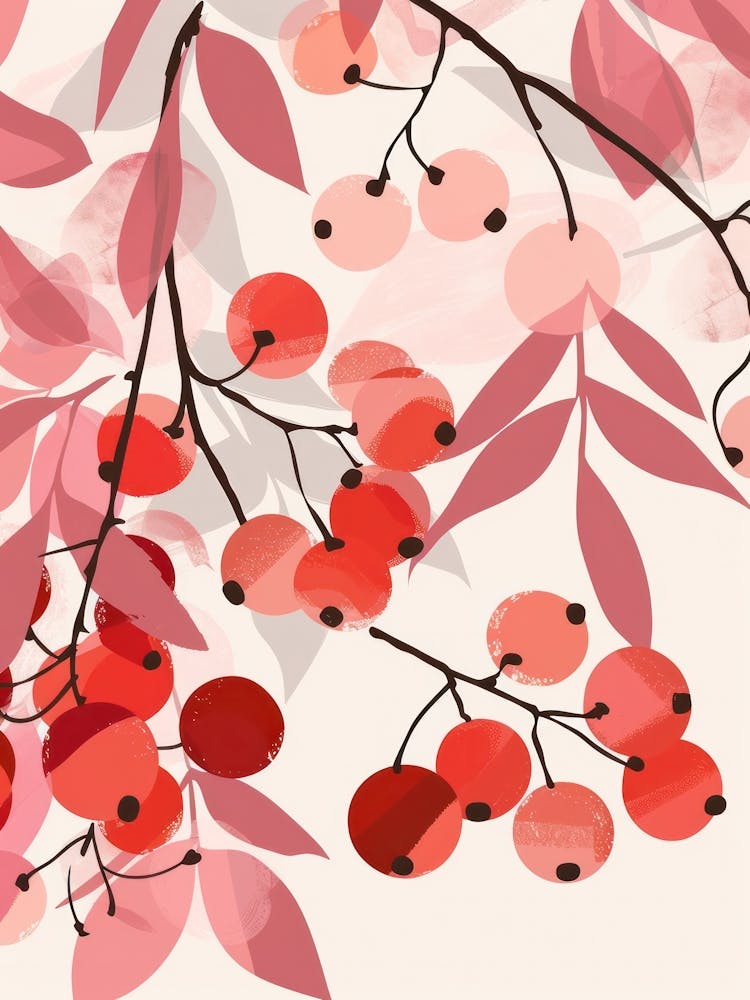 Cranberries Close Up Illustration 2