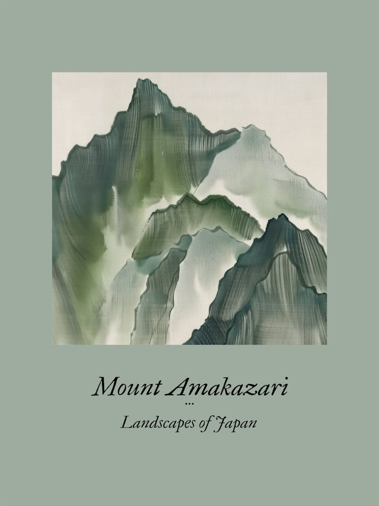 Landscapes Of Japan Mount Amakazari 39