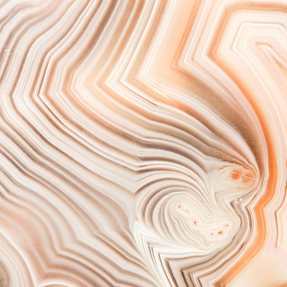 Orange Gemstone Square